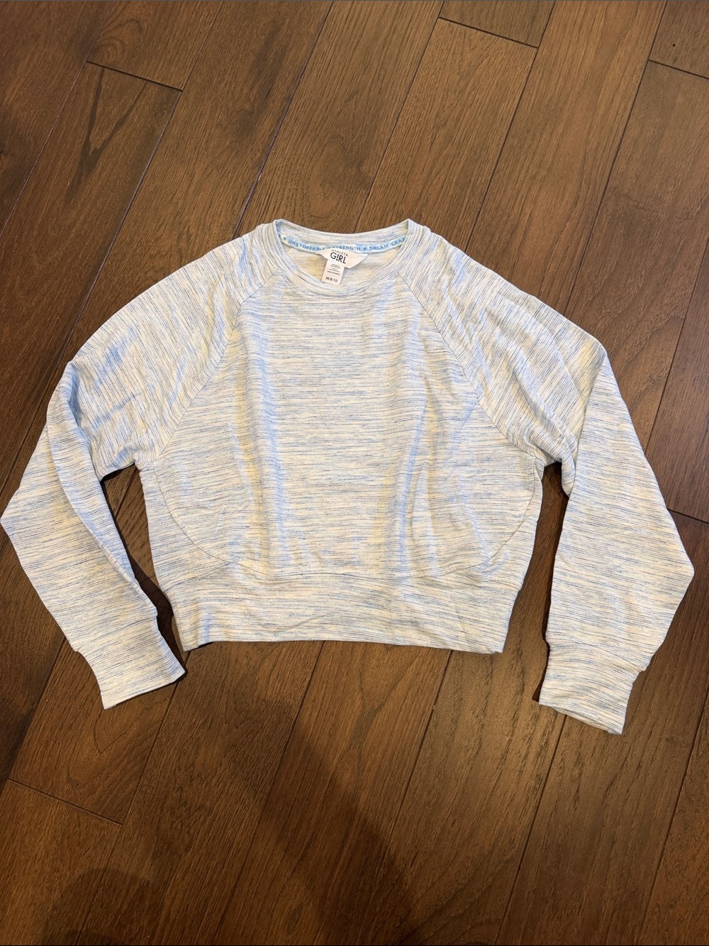 Athleta Girls Blue Heathered Sweatshirt Size M 8-10 C5-051